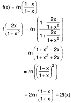 If F X Logo 1 X 1 X Then F 2x 1 X 2 Is Equal To Sarthaks Econnect Largest Online Education Community