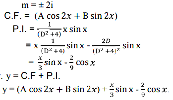 Solve D 2 4 Y X Sinx Sarthaks Econnect Largest Online Education Community