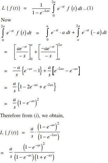 If A Periodic Function F T Of Period 2a Is Defined By F T A For 0 T A A For A T 2a Sarthaks Econnect Largest Online Education Community