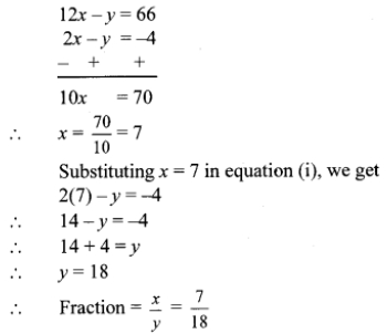 The denominator of a fraction is 4 more than twice its numerator ...