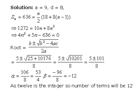 How many terms of the AP: 9, 17, 25,…. Must be taken to give a sum of ...