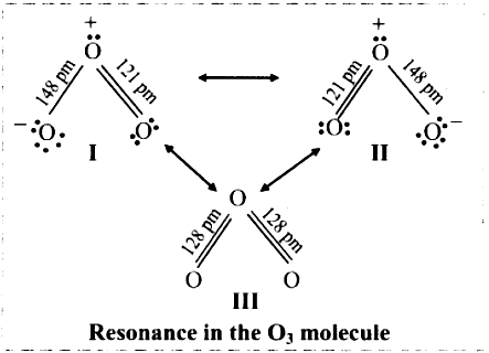 Explain O3 molecule is the resonance hybrid. - Sarthaks eConnect ...