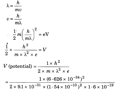 For an electron