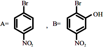 Identify A and B in reaction sequence