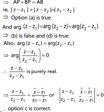 Let Z1 And Z2 Be Two Distinct Complex Numbers And Let Z 1 T Z1 Tz2 For Some Real Number T With 0 T 1 Sarthaks Econnect Largest Online Education Community