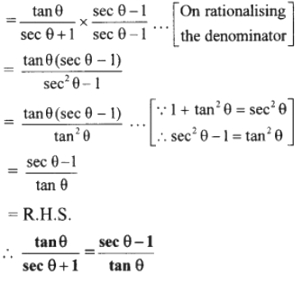 Prove The Following I Sec 6 X Tan 6 X 1 3 Sec 2 X Tan 2 X Ii Tan8 Sec8 1 Sec8 1 Tan8 Sarthaks Econnect Largest Online Education Community