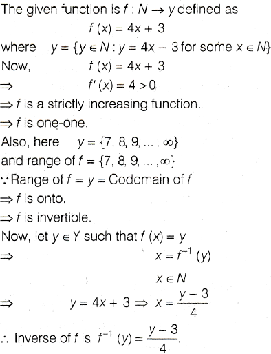 Let F N Y Be A Function Defined As F X 4x 3 Where Y Y N Y 4x 3 For Some X N Sarthaks Econnect Largest Online Education Community