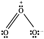 Explain the calculation of the formal charge on oxygen atoms in case of ...