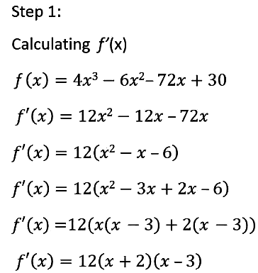 Find The Intervals In Which The Function F Given By F X 4x 3 6x 2 72x 30 Is Sarthaks Econnect Largest Online Education Community