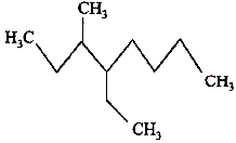 Name of the compound given below is (a) 4-ethyl-3-methyloctane (b) 3