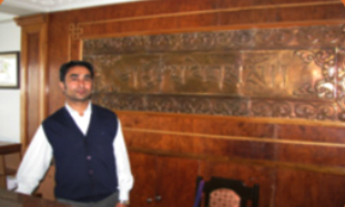 Prashant is a receptionist in a four star hotel