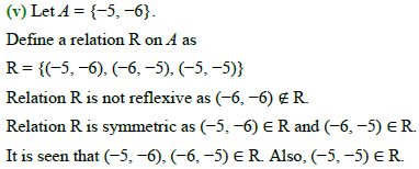 define reflexive relation and give an example