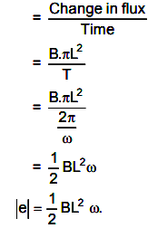 Derive An Expression For Induced Emf In A Rod Rotating In A Uniform Magnetic Field Draw Necessary Diagram Sarthaks Econnect Largest Online Education Community