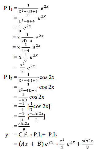solve ax 4d 2x cos2x sarthaks