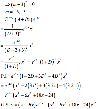 Solve D 2 6d 9 Y E 2x X 3 Sarthaks Econnect Largest Online Education Community