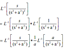 Using Convolution Theorem Find L 1 S S 2 A 2 2 Sarthaks Econnect Largest Online Education Community