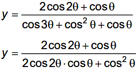 Then value of y'' + y' + y is