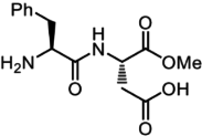 Aspartame, an artificial sweetener, is a dipeptide aspartyl phenylalanine methyl ester