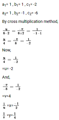 Solve The Systems Of Equations By The Method Of Cross Multiplication X Y Xy 2 X Y Xy 6 Sarthaks Econnect Largest Online Education Community