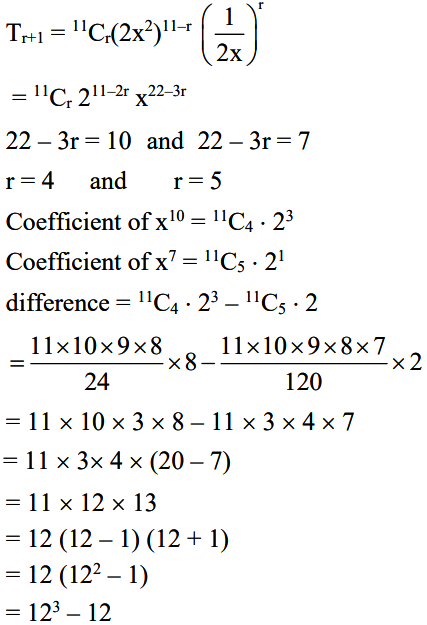 The absolute difference of the coefficients of x^10 and x^7 in the ...