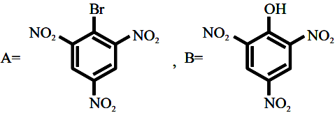 Identify A and B in reaction sequence