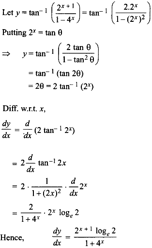 Find The Derivative Of Following Functions W R T X I Tan 1 A X 1 Ax Sarthaks Econnect Largest Online Education Community
