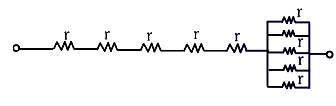 A wire of length 'l' and resistance 100Ω