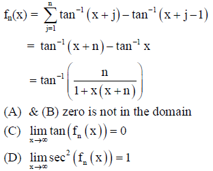 For Any Positive Integer N Define Fn 0 R As Fn X For J 1 N Tan 1 1 1 X J X J 1 For All X 0 Sarthaks Econnect Largest Online Education Community