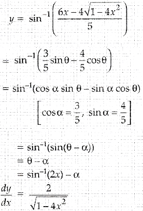 Find Dy Dx If Y Sin 1 6x 4 1 4x 2 5 Sarthaks Econnect Largest Online Education Community