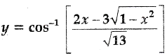 If Y Cos 1 2x 3 1 X 2 13 Then Find Dy Dx Sarthaks Econnect Largest Online Education Community