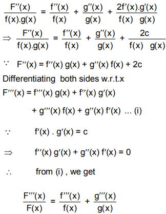 If F X F X G X And F X G X C Prove That Sarthaks Econnect Largest Online Education Community