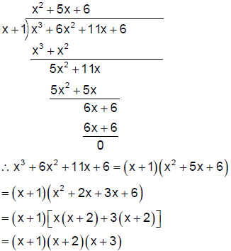 Factorise X 3 6x 2 11x 6 Completely Using Factor Theorem Sarthaks Econnect Largest Online Education Community