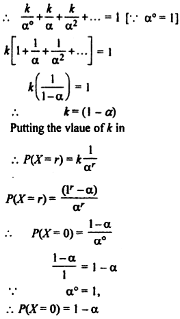 A Random Variable X Can Take All Non Negative Values And The Probability That X Take The Value R Is Sarthaks Econnect Largest Online Education Community