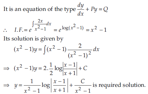 Solve The Following Differential Equation X 2 1 Dy Dx 2xy 2 X 2 1 Sarthaks Econnect Largest Online Education Community
