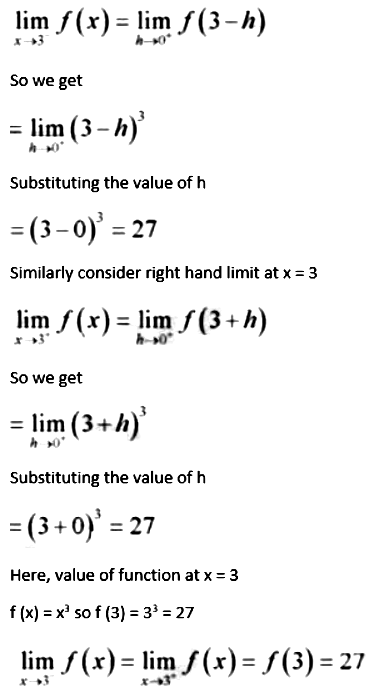 Show That F X X 3 Is Continuous As Well As Differentiable At X 3 Sarthaks Econnect Largest Online Education Community