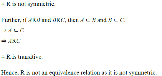 what is the relation empty set
