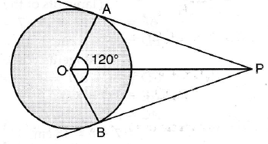 In The Figure Pa And Pb Are Tangents To A Circle With Centre O If Aob 1 Then Find Opa Sarthaks Econnect Largest Online Education Community