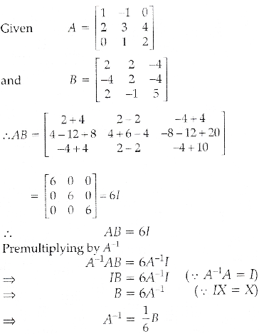 If A 1 1 0 2 3 3 0 1 2 And B 2 2 4 4 2 4 2 1 5 Square Matrices Find A B And Hence Solve The System Of Equations Sarthaks Econnect Largest Online Education Community