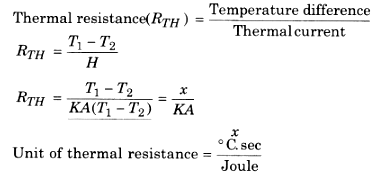 the coefficient of thermal conductivity