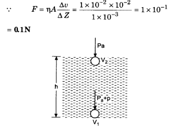 a layer of glycerine 1 mm