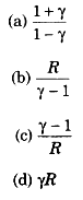 For an ideal gas, the molar specific