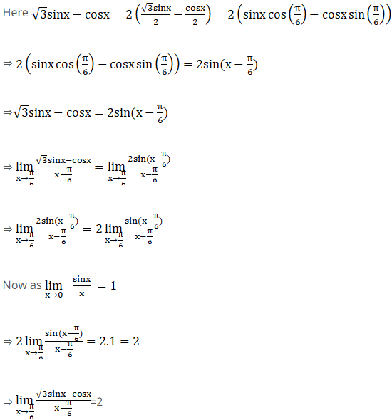 Evaluate Lim X P 6 3 Sin X Cos X X P 6 Sarthaks Econnect Largest Online Education Community