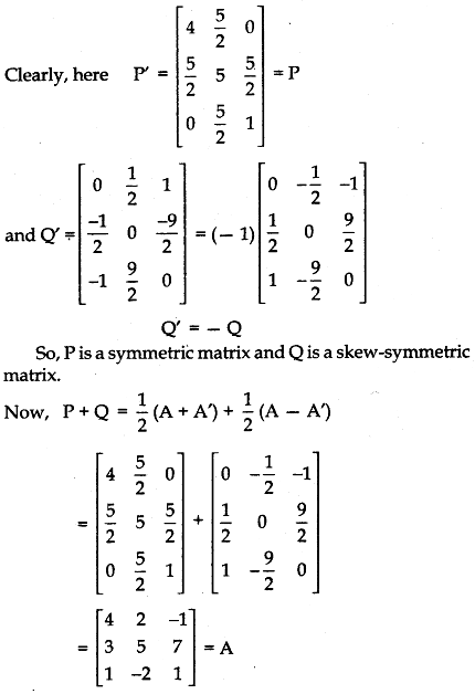 skew-symmetric matrices