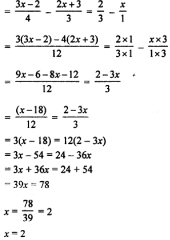 Solve 3x 2 4 2x 3 3 2 3 X Sarthaks Econnect Largest Online Education Community