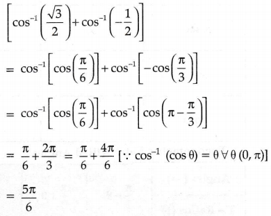 Write The Principal Value Of Cos 1 3 2 Cos 1 1 2 Sarthaks Econnect Largest Online Education Community