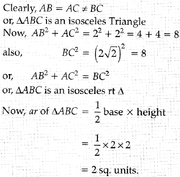 the coordinates of the vertices of triangle abc are respectively