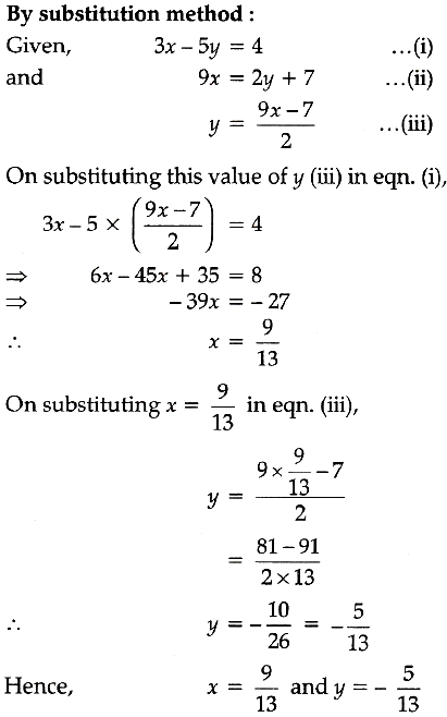 Solve The Following Pair Of Linear Equations By Elimination Method Tessshebaylo 8353