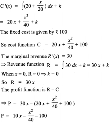 The Marginal Cost Of Production Of A Firm Is Given By C X X The Marginal Revenue Is Given By R X 30 And The Fixed Cost Sarthaks Econnect