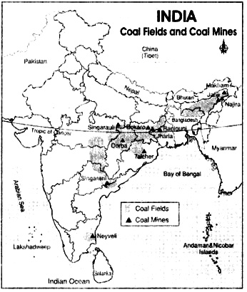 1) Which state is Raniganj coal mine located in? 2) Where is the coal ...