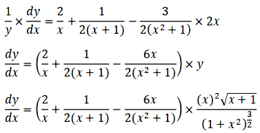 Find Dy Dx When Y X 2 1 X 1 X 2 3 2 Sarthaks Econnect Largest Online Education Community